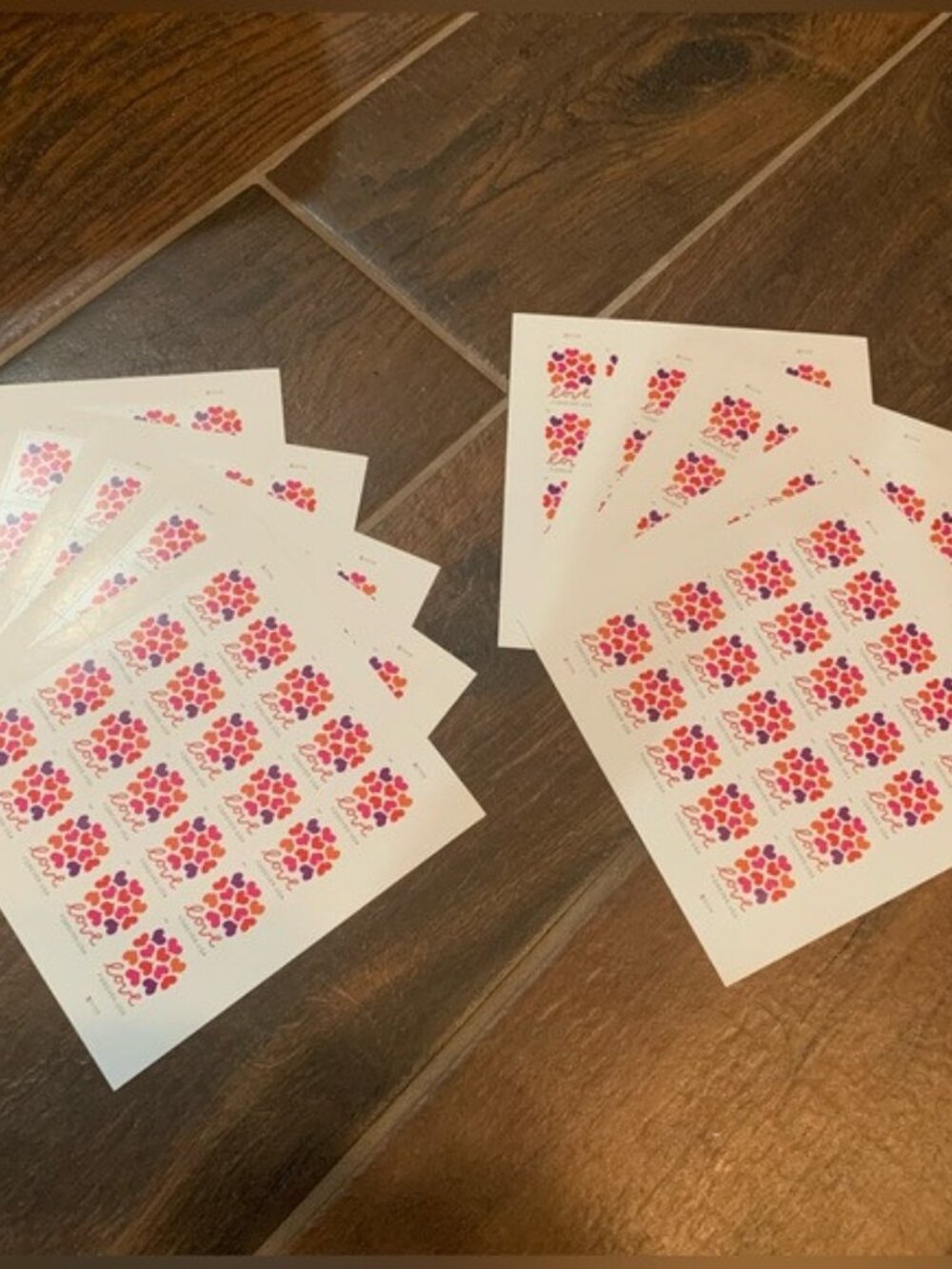 6000 Love Forever Stamps 500 Booklets of 20 6000 stamps